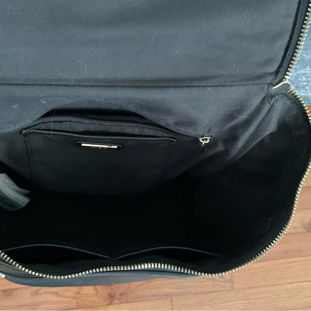 Aldo TERRADIA Black Backpack with Gold Accents - Picture 7 of 10